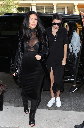Kim Kardashian Wedge Boots 2015 4